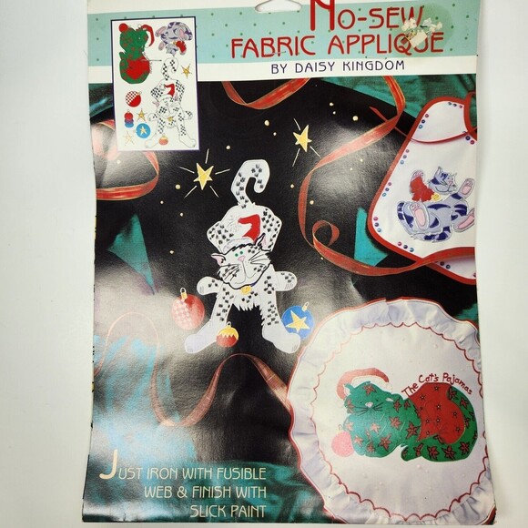 Vintage Daisy Kingdom Christmas Fabric Applique Packs X 4 Theme Sewing Crafting - Picture 6 of 10